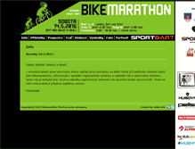Tablet Screenshot of bikemarathon.cz